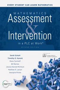 Mathematics Assessment and Intervention in a PLC at Work®, Second Edition_cover