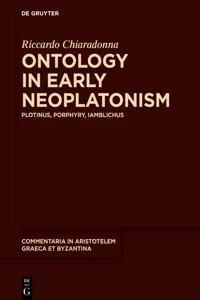 Ontology in Early Neoplatonism_cover