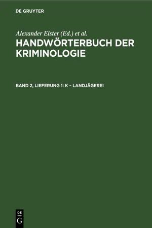 K – Landjägerei