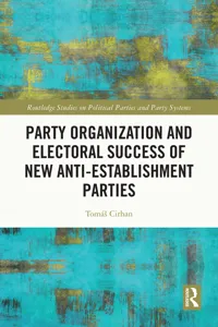 Party Organization and Electoral Success of New Anti-establishment Parties_cover