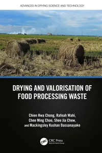 Drying and Valorisation of Food Processing Waste_cover