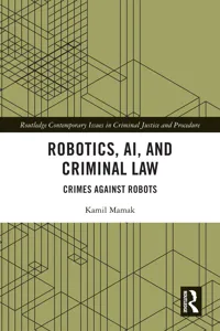 Robotics, AI and Criminal Law_cover