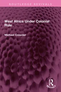 West Africa Under Colonial Rule_cover