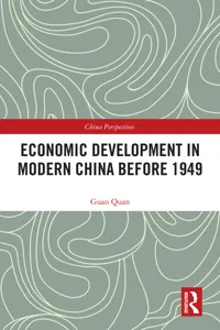 Economic Development in Modern China Before 1949_cover