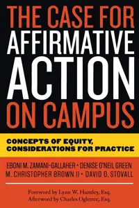 The Case for Affirmative Action on Campus_cover
