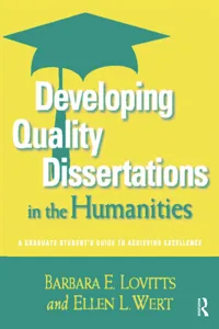 Developing Quality Dissertations in the Humanities_cover