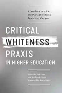 Critical Whiteness Praxis in Higher Education_cover