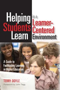 Helping Students Learn in a Learner-Centered Environment_cover