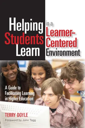 Helping Students Learn in a Learner-Centered Environment