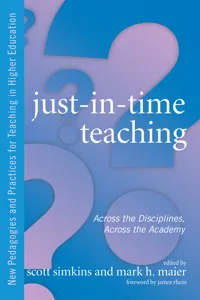 Just in Time Teaching_cover