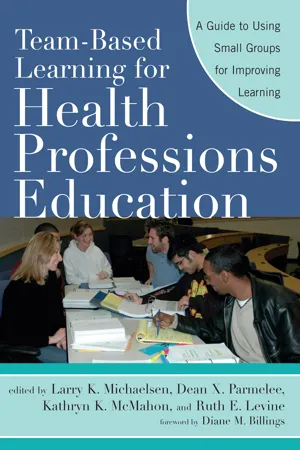 Team-Based Learning for Health Professions Education