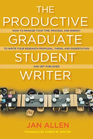 The Productive Graduate Student Writer