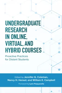 Undergraduate Research in Online, Virtual, and Hybrid Courses_cover