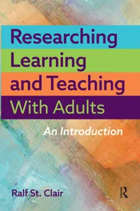 Researching Learning and Teaching with Adults_cover