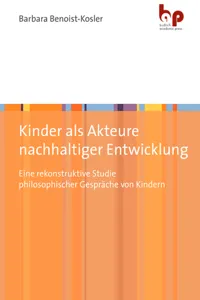 Kinder als Akteure nachhaltiger Entwicklung_cover