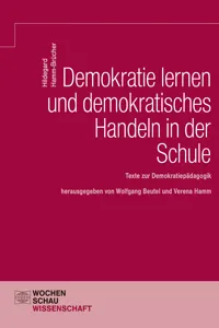 Demokratie Lernen und demokratisches Handeln in der Schule_cover