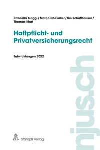 Haftpflicht- und Privatversicherungsrecht_cover