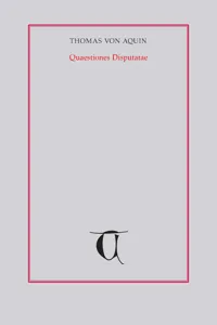 Quaestiones disputatae Über die Tugenden_cover