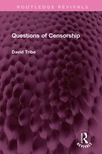 Questions of Censorship_cover