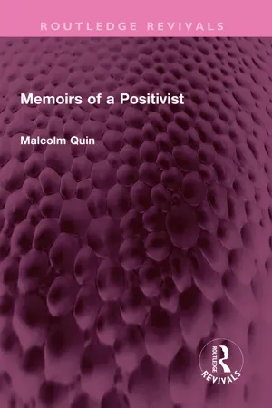 Memoirs of a Positivist