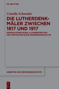 Die Lutherdenkmäler zwischen 1817 und 1917_cover