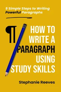 How to Write a Paragraph Using Study Skills_cover
