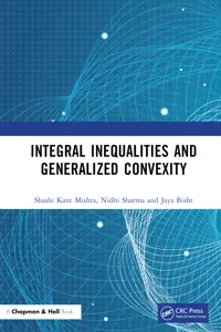 Integral Inequalities and Generalized Convexity_cover