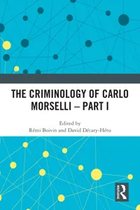 The Criminology of Carlo Morselli - Part I_cover