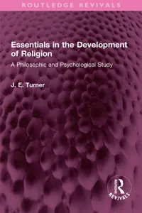 Essentials in the Development of Religion_cover