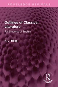 Outlines of Classical Literature_cover