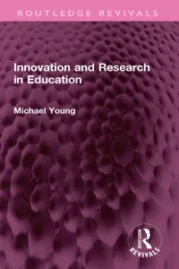Innovation and Research in Education_cover