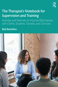 The Therapist's Notebook for Supervision and Training_cover