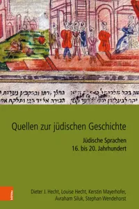 Quellen zur jüdischen Geschichte im Heiligen Römischen Reich und seinen Nachfolgestaaten_cover