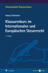 Klausurenkurs im Internationalen und Europäischen Steuerrecht_cover