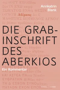 Die Grabinschrift des Aberkios_cover