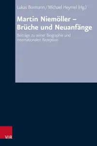 Martin Niemöller - Brüche und Neuanfänge_cover