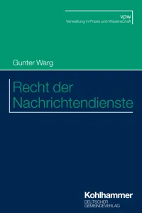 Recht der Nachrichtendienste_cover