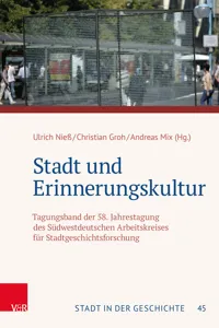 Stadt und Erinnerungskultur_cover