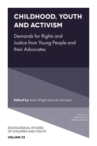 Childhood, Youth and Activism_cover