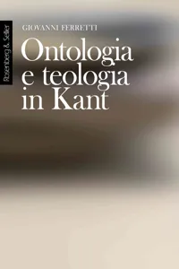 Ontologia e teologia in Kant_cover