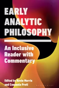 Early Analytic Philosophy_cover