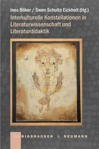 Interkulturelle Konstellationen in Literaturwissenschaft und Literaturdidaktik_cover