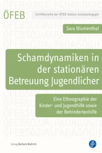 Schamdynamiken in der stationären Betreuung Jugendlicher_cover