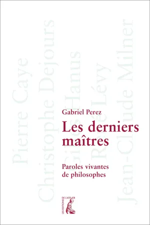 Les Derniers maîtres