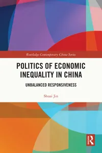 Politics of Economic Inequality in China_cover