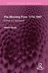 The Morning Post, 1772-1937_cover