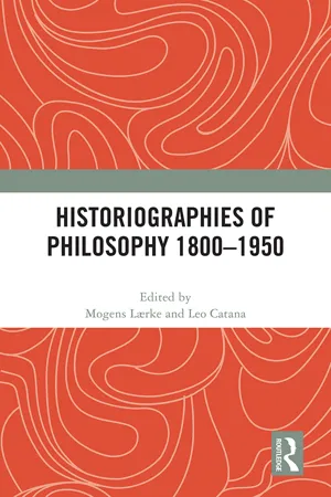 Historiographies of Philosophy 1800–1950