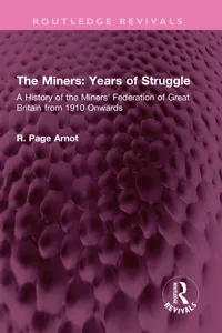 The Miners: Years of Struggle_cover