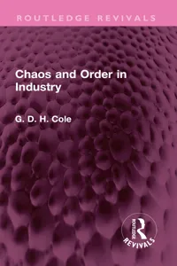 Chaos and Order in Industry_cover