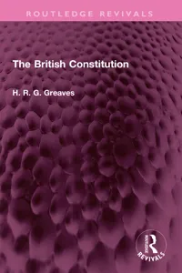 The British Constitution_cover